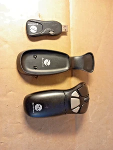 Gyration GC15M-BLK Black Portable Motion Sense Wireless 2.4 GHz Air Mouse SET - Picture 1 of 17