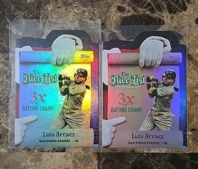 (2) 2025 Topps Holiday - Making The Nice List - Luis Arraez 🔥 #MNL-5  Padres - Image 1 of 4