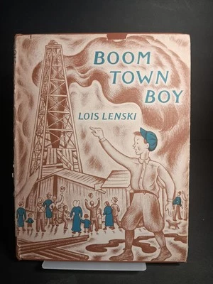BOOM TOWN BOY  Lois Lenski - 1948 - Children's - Illustrated 2nd Edition DJ Foto 1 de 4