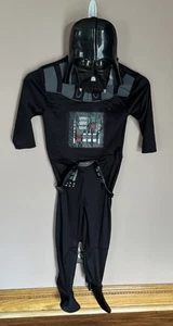 Star Wars Child's Darth Vader Costume Small- Black Jumpsuit & Mask - Picture 1 of 3