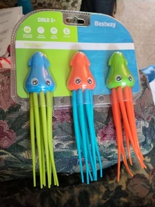 Speedy Squid Dive Toy Swimming Pool Toy Kids Swim Outdoor Water Activities - Picture 1 of 6
