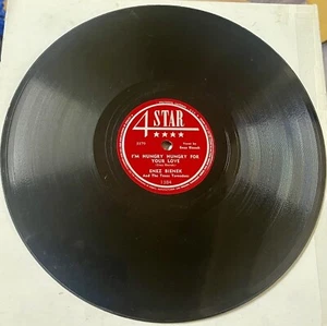 Enez Bienek 1949 COUNTRY BOP 78 I’m Hungry For Your Love/You Dont 4 STAR M- HEAR - Imagen 1 de 2