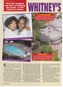 Whitney Houston & Bobby Brown article - Woman's Day 26 July 1993 - 2 pages - Picture 1 of 1