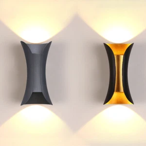LED Wall Light Up Down Indoor Outdoor Room Sconce Decor Lamp Bedroom Hotel IP65 - Picture 1 of 12