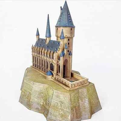 Light Up! Hand Painted Mini World 3D Hogwarts Castle Lamp | Home Decor | Gift - Image 1 of 4