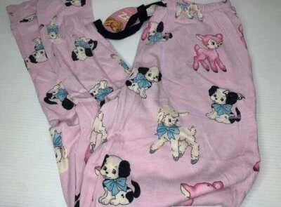 NEW WITH TAGS LADIES PETER ALEXANDER CUTE ANIMAL LOUNGE PJ PANTS SIZE MEDIUM - image 1 of 4