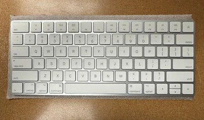 Apple Magic Keyboard Wireless Bluetooth Model A2450 - Silver (MK2A3LL/A) - NEW - Image 1 of 3
