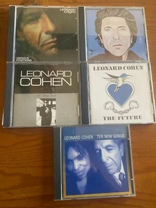 Leonard Cohen CD x 5 Selected Studio Albums - Picture 1 of 2