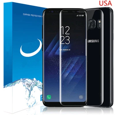 透明全保护套 钢化玻璃 屏幕保护膜 Fr 三星 Galaxy S8/Plus/S7/Edge — 第 1/4 张图片