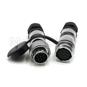 WS20 8pin 5A IP67 Docking Connector Plug Socket,Waterproof Connector Male Female - Picture 1 of 7
