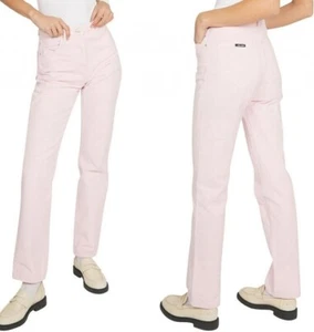 Rollas Womens Classic Straight 90s Pink Jeans 29 Button Fly High Rise NWT $140 - Picture 1 of 12