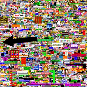 100 Pixels on MillionDollarHomepage.com linked to Bravenewbands.com - Picture 1 of 4