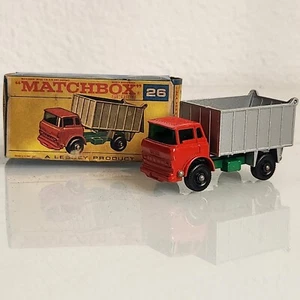 Vintage 1960s Matchbox Lesney No. 26 GMC Tipper Truck Made in England ROUGH BOX - Picture 1 of 24