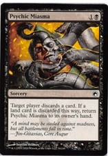 Psychic Miasma *PLAYSET* Magic MtG x4 Scars of Mirrodin SP