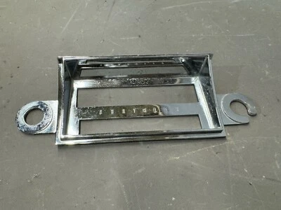 1965 1966 Chrysler Newport Dash Radio Trim Bezel New Yorker 300 Town & Country - Image 1 of 4