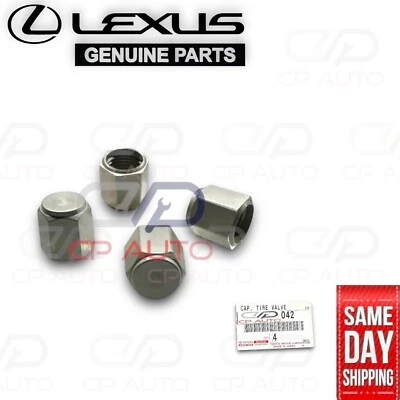 12 - 17 LEXUS CT200H VÁLVULA NEUMÁTICO VÁSTAGO TAPA PLÁSTICO JUEGO DE 4 GRIS OEM NUEVO Foto 1 de 4