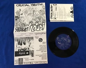 Crucial Youth - 7" - Floorpunch, Bold, SXE, Chokehold, HC, SXE, YOT, NJHC, Judge - Foto 1 di 1