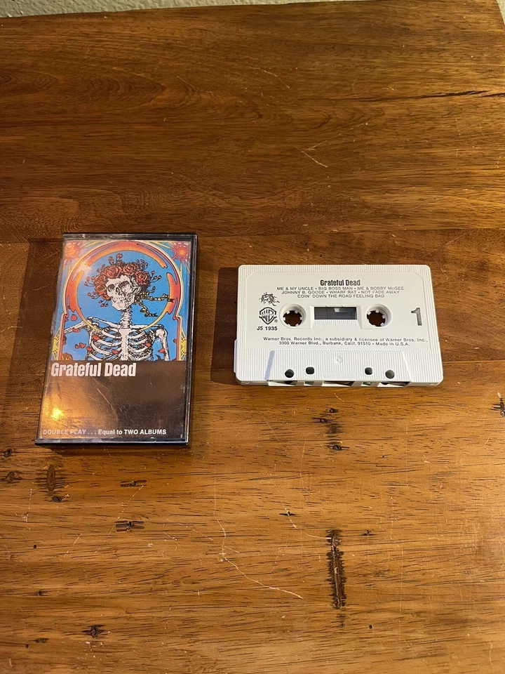 Vtg GRATEFUL DEAD Cassette Tape Double Play Self Title Warner Bros RARE! - Image 1 of 1
