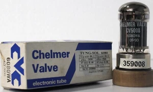 6080WA CV5008 Tungsol Metallbasis Made in U.S.A Amplitrex getestet #359008 - Bild 1 von 8