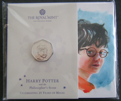 2022 Harry Potter 50p Fifty Pence Coin Brilliant Uncirculated  Pack - In Stock • 12.99£