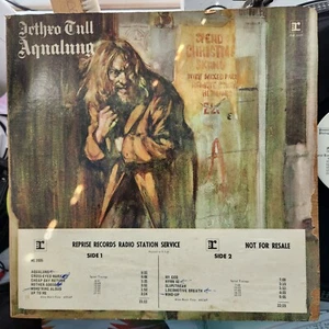 Jethro Tull - Aqualung VERY RARE White Label Promo READ Description...EXCELLENT! - Picture 1 of 18