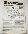 STARCOM notice vaisseau SHADOWBAT - COLECO 1987