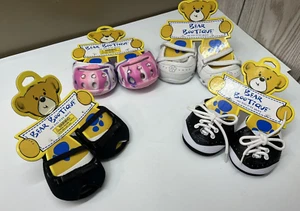 Lote De 4 Zapatos Build-A-Bear Workshop BABW Bear Botique Todos Nuevos En Tarjetas - Imagen 1 de 13