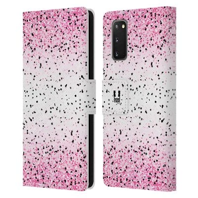 HEAD CASE DESIGNS CONFETTI LEATHER BOOK WALLET CASE COVER FOR SAMSUNG PHONES 2 - Image 1 of 4