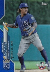 2020 Topps Opening Day ADALBERTO MONDESI Blue Foil #54 Royals QTY Avail - Picture 1 of 1