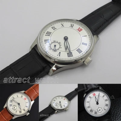 44mm Parnis Small Second at 6 Hand Winding Movement Men Boy Watch Stainless Case - Image 1 of 4
