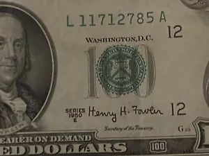 1950 ‘L’ 100 DOLLAR FEDERAL RESERVE NOTE Rare Fence Serial # L 11712785 A - Picture 1 of 12