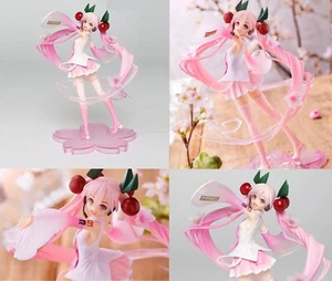 USO VOCALOID Hatsune Miku Sakura Flor de Cerezo Rosa Decoración de Pasteles Figura de Juguete a Granel - Imagen 1 de 6