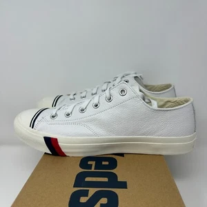 Pro-Keds Royal Lo Lace Up White Leather Shoes Sneaker Mens PH61438 Size 12 - Picture 1 of 7