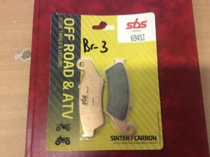 SBS FRONT BRAKE PADS FITS HONDA CR125R CR250R CR500R CRF250R CRF450R 694SI - Picture 1 of 3