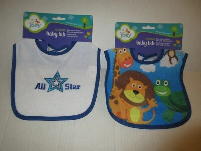 Baberos bebé 0+ meses babero de dentición y alimentación All Star & Animals león jirafa monje Foto 1 de 4