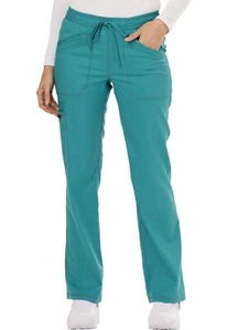 Dickies Essence Women Scrubs Pant, DK106P, Size: XS Petite, Teal Blue - Picture 1 of 7