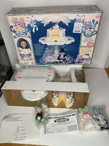 Tea Bunnies Light-Up Wedding Party Fountain Bride Groom Cups Cakes New Open Box