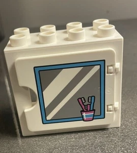 Lego Duplo Item Medicine Cabinet/Mirror (Window) - Picture 1 of 4