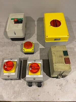 Dol Starter / Isolator /cut Off Switches Job Lot As Photo Stock K3652 • 100£