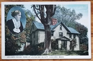 Home of Louisa May Alcott Concord Massachusetts MA Postkarte PC 1910er unbenutzt - Bild 1 von 1