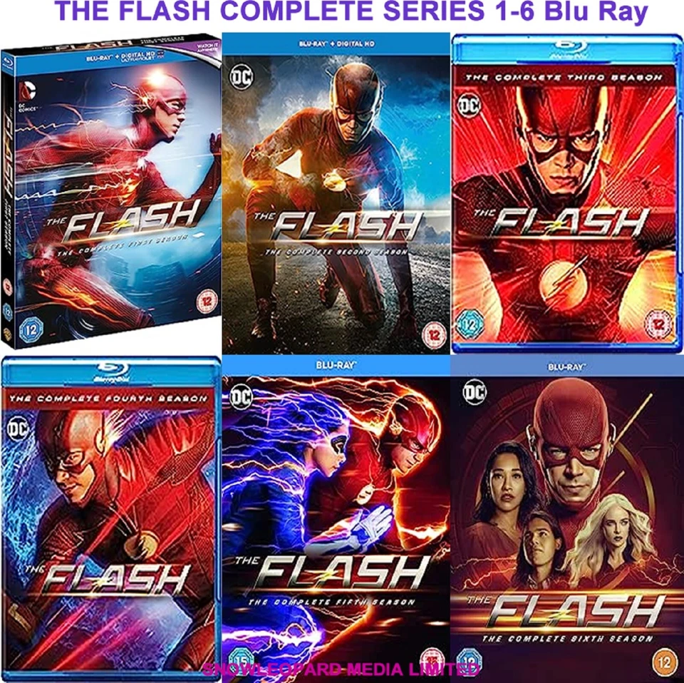 The Flash - Series 1-4 - Complete (Blu-ray, 2018)