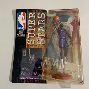 1999-2000 VINCE CARTER MATTEL NBA SUPER STARS FIGURE UPPER DECK CARD RAPTORS - Picture 1 of 2