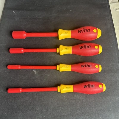 Juego de destornilladores aislados Wiha 4 piezas destornilladores aleatorios ver fotos y descripción Foto 1 de 4
