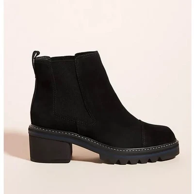 Botas Chelsea Anthropologie Bernardo gamuza negra 7,5 Foto 1 de 4