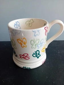 Taza de 1/2 pinta Emma Bridgewater rara con patrón de mariposa para escuderos centros de jardín - Imagen 1 de 3