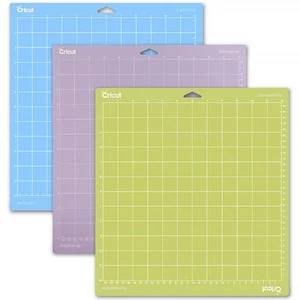 Cricut Adhesive Back Cutting Mats 12"X12" 3/Pkg Light Grip Standard & Strong - Picture 1 of 7