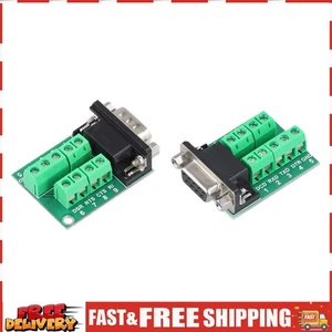 D-SUB 9 Pin Serial Adapter Black+Green DB9 RS232 Cable Female Connector Adapter - Bild 1 von 14