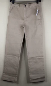 Old Navy Boys Khaki Chino Straight Built In Flex Adjustable Waist Size 12 - Picture 1 of 5