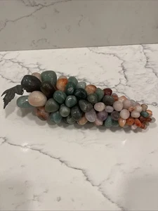 Grapes Polished Semi-Precious Stone 9”  Mans Cave - Picture 1 of 2