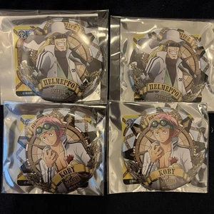 One Piece Ultimate Crew Coby & Helmeppo Large Can Badge Set 4 Stück - Bild 1 von 1